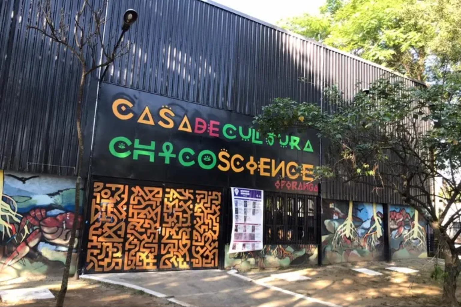 Imagem da fachada da Casa de Cultura.