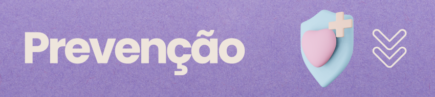 Banner superior com fundo branco, escrito em vermelho Prevenção e uma ilustração de uma camisinha à direita. O banner possui ainda uma barra vermelha inferior e um contorno dos principais monumentos da cidade de São Paulo.