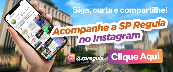 Acompanhe a SP Regula no Instagram. @spregula ou clique no banner par acessar o perfil na rede social